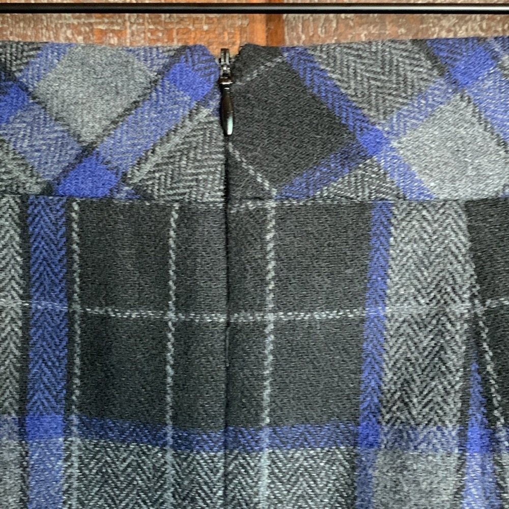Chadwick’s of Boston womens wool blend plaid pencil skirt size 4 academia preppy - Picture 5 of 8